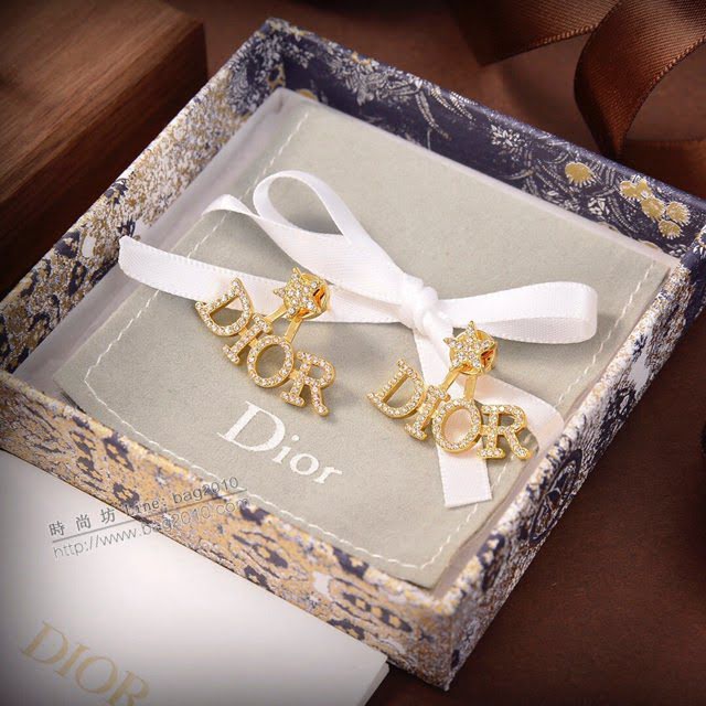 Dior飾品 迪奧經典熱銷新款字母Dior耳釘  zgd1055